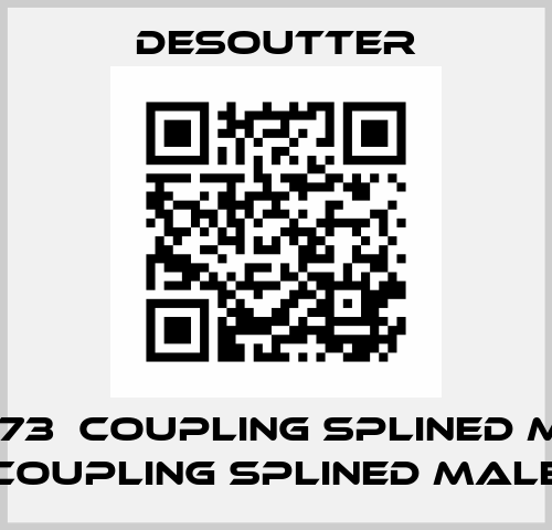 355773  COUPLING SPLINED MALE  COUPLING SPLINED MALE Desoutter