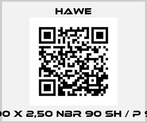 37,00 X 2,50 NBR 90 SH / P 990 Hawe