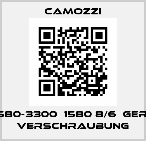 50-1580-3300  1580 8/6  GERADE VERSCHRAUBUNG Camozzi