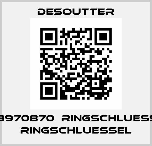 6153970870  RINGSCHLUESSEL  RINGSCHLUESSEL Desoutter