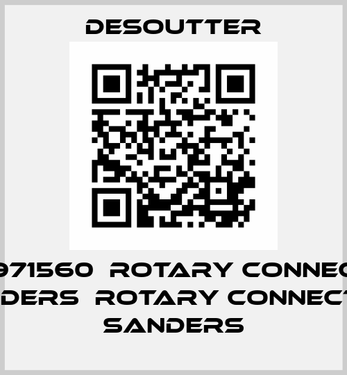 6153971560  ROTARY CONNECTION SANDERS  ROTARY CONNECTION SANDERS Desoutter