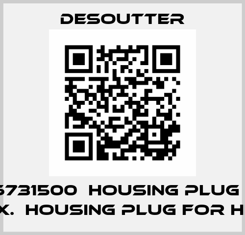 6156731500  HOUSING PLUG FOR HEX.  HOUSING PLUG FOR HEX. Desoutter