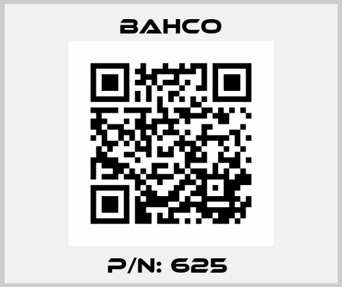 P/N: 625  Bahco