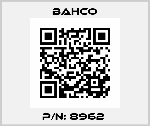 P/N: 8962  Bahco