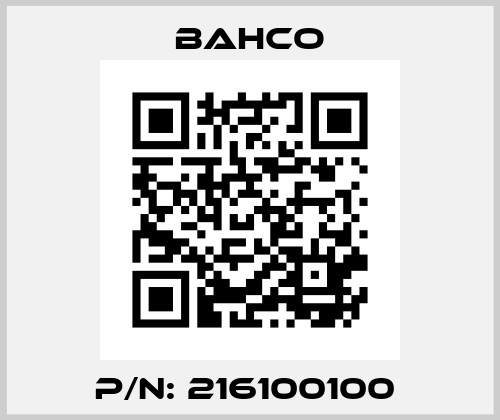 P/N: 216100100  Bahco