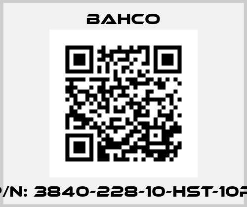 P/N: 3840-228-10-HST-10P  Bahco