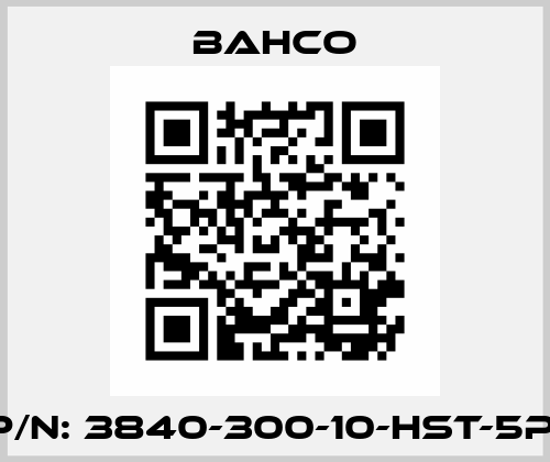 P/N: 3840-300-10-HST-5P  Bahco