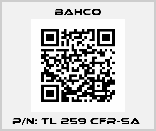 P/N: TL 259 CFR-SA  Bahco