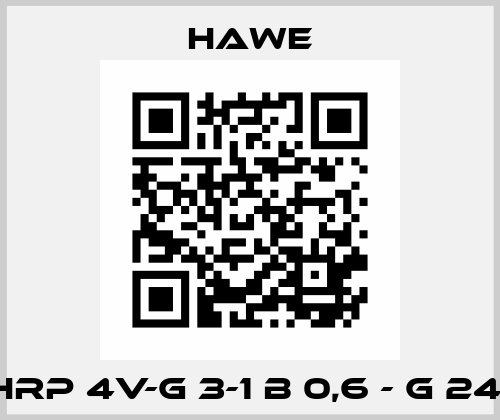 HRP 4V-G 3-1 B 0,6 - G 24  Hawe