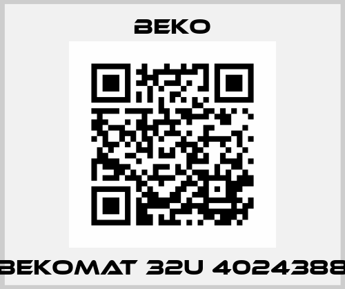 Bekomat 32U 4024388 Beko