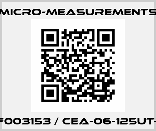 MMF003153 / CEA-06-125UT-350 Micro-Measurements