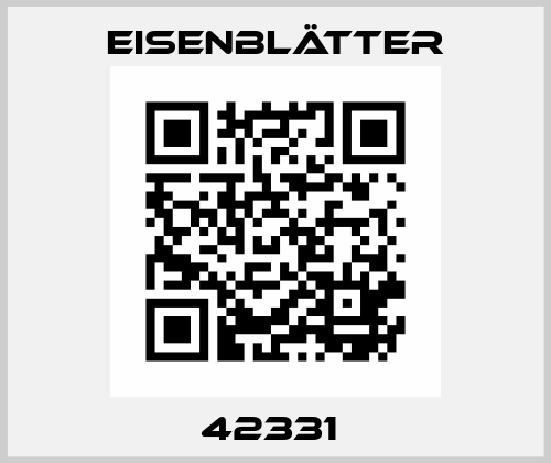 42331  Eisenblätter