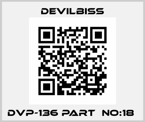 DVP-136 PART  NO:18  Devilbiss