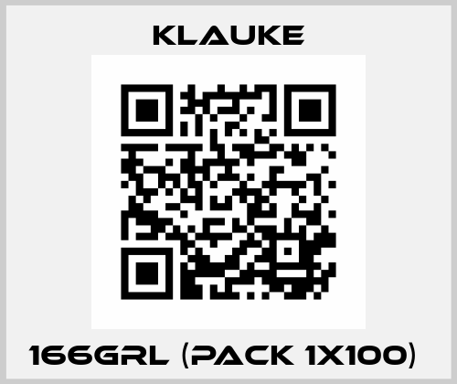 166GRL (pack 1x100)  Klauke