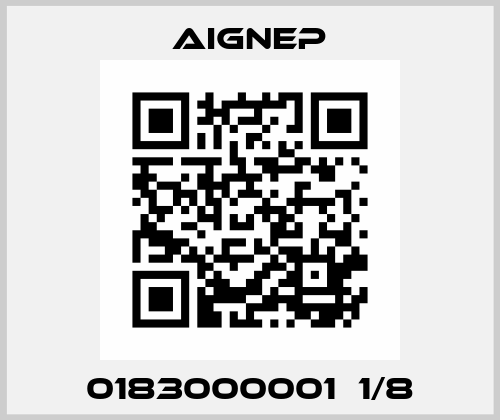 0183000001  1/8 Aignep