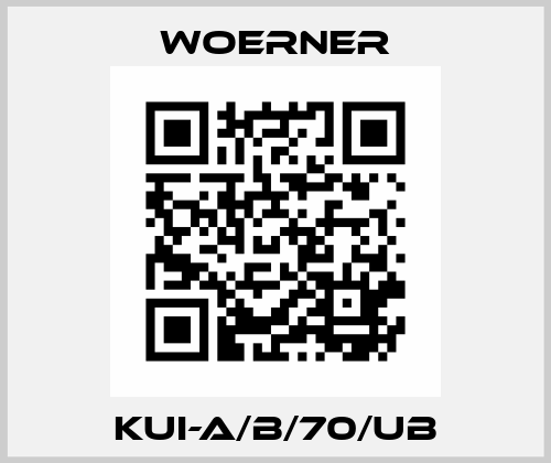 KUI-A/B/70/UB Woerner