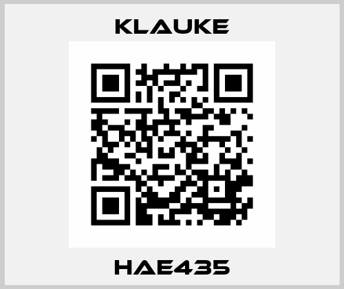 HAE435 Klauke