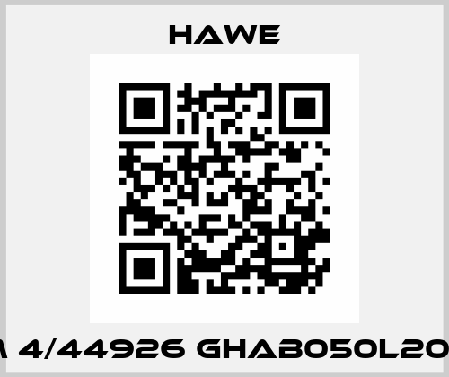 MSM 4/44926 GHAB050L20D03  Hawe