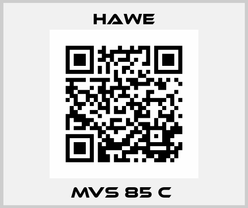 MVS 85 C  Hawe