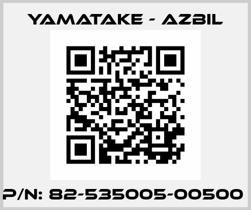 P/N: 82-535005-00500  Yamatake - Azbil