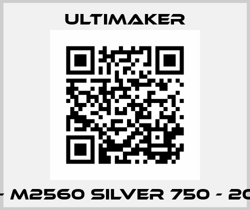 ABS - M2560 Silver 750 - 206127 Ultimaker
