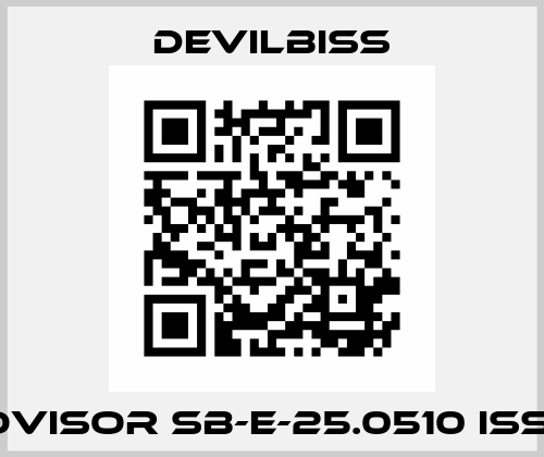 PROVISOR SB-E-25.0510 ISS.05  Devilbiss