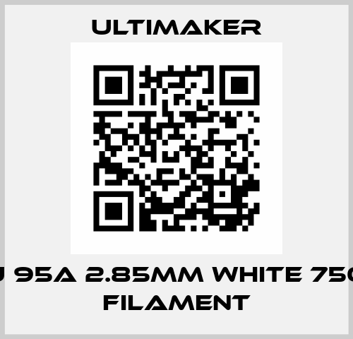 TPU 95A 2.85MM WHITE 750GR FILAMENT Ultimaker