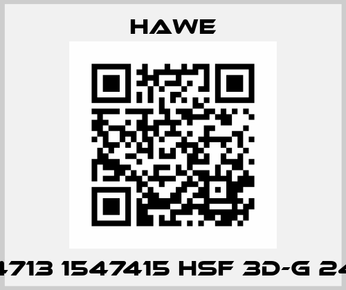 4713 1547415 HSF 3D-G 24 Hawe