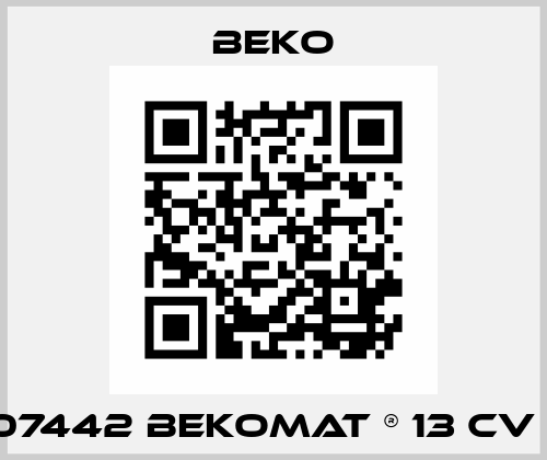 4007442 BEKOMAT ® 13 CV WA Beko
