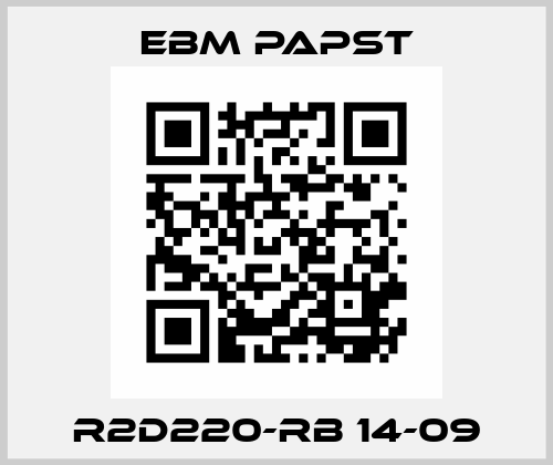 R2D220-RB 14-09 EBM Papst