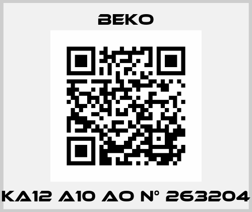 KA12 A10 AO N° 263204 Beko