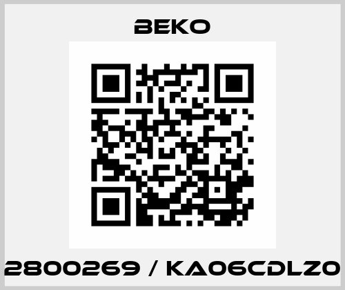 2800269 / KA06CDLZ0 Beko