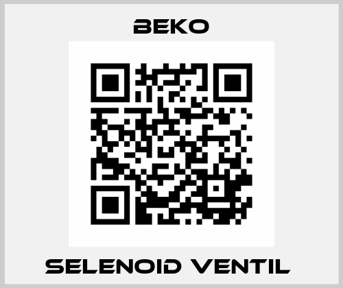 SELENOID VENTIL  Beko