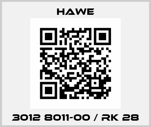 3012 8011-00 / RK 28 Hawe