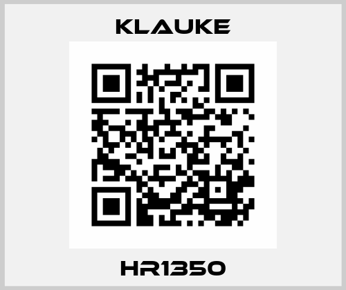 HR1350 Klauke