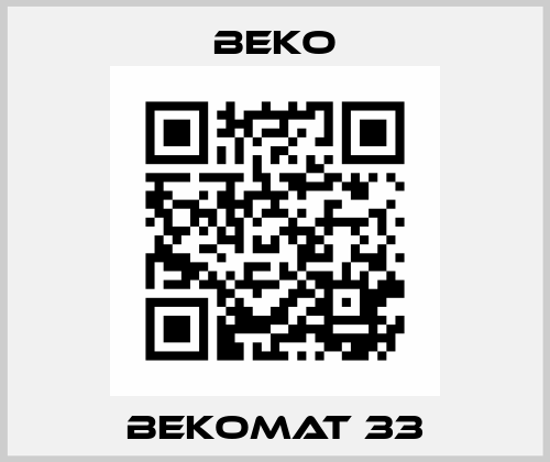 Bekomat 33 Beko