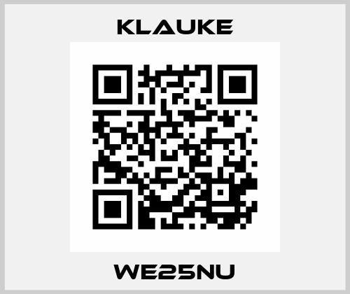 WE25NU Klauke