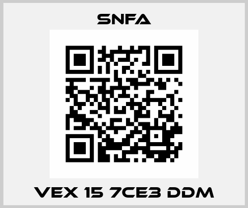 VEX 15 7CE3 DDM SNFA