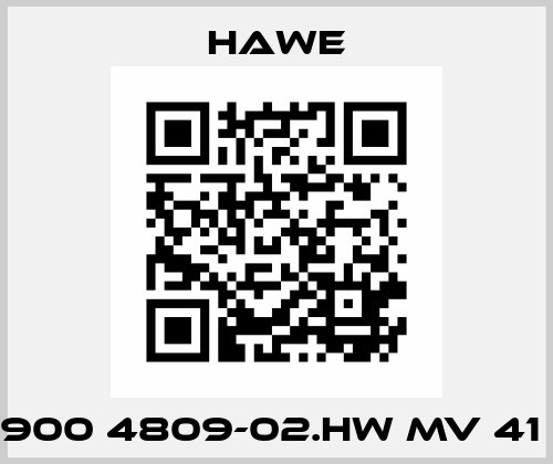 6900 4809-02.HW MV 41 B Hawe