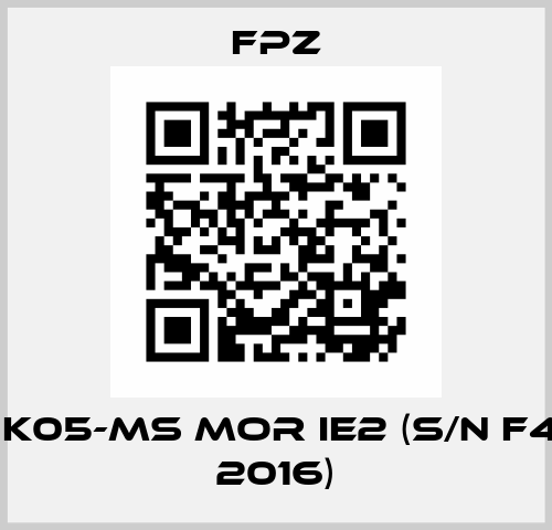 SCL K05-MS MOR IE2 (s/n F41341 2016) Fpz