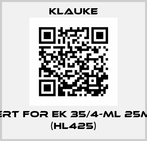 insert for EK 35/4-ML 25mm2 (HL425) Klauke