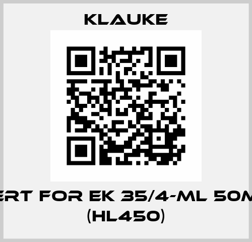 insert for EK 35/4-ML 50mm2 (HL450) Klauke