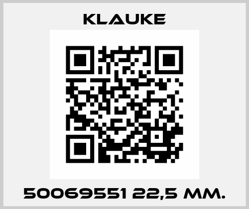 50069551 22,5 MM. Klauke
