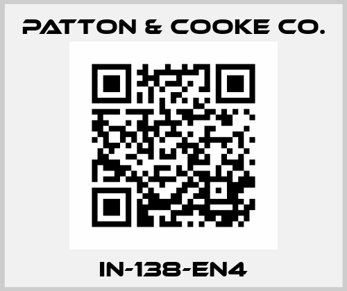 IN-138-EN4 Patton & Cooke Co.
