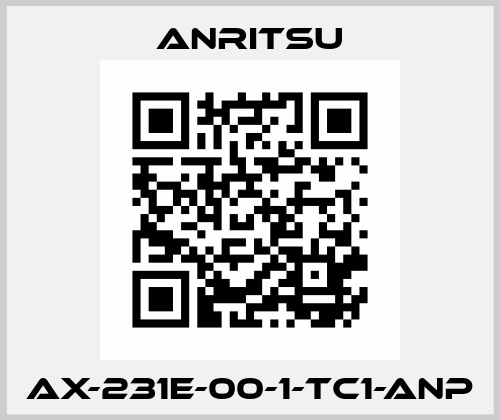 AX-231E-00-1-TC1-ANP Anritsu