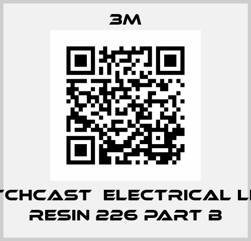 Scotchcast  Electrical Liquid Resin 226 Part B 3M
