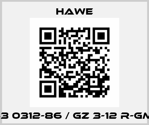 6963 0312-86 / GZ 3-12 R-GM 24 Hawe