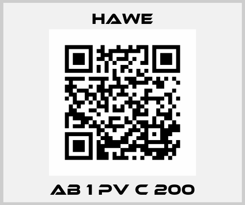 AB 1 PV C 200 Hawe
