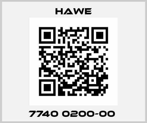 7740 0200-00  Hawe