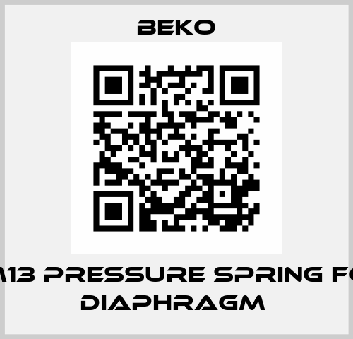 BM13 PRESSURE SPRING FOR DIAPHRAGM  Beko
